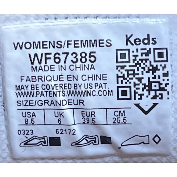 Keds Women’s Gray Canvas Everyday Wear Lace Up Casual Sneakers Size 8.5 - Picture 6 of 8